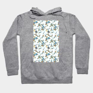 Between Blue Lines design Hoodie